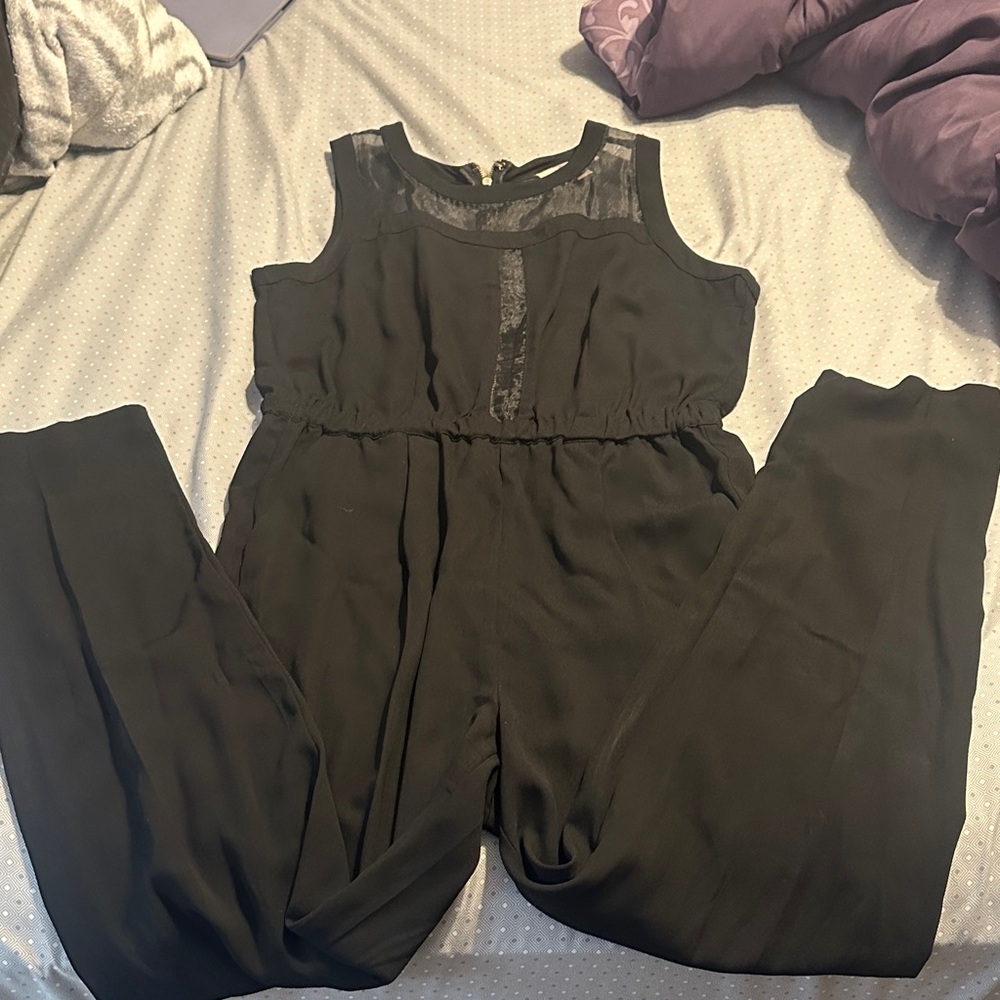 Forever 21 Black Sleeveless Jumpsuit